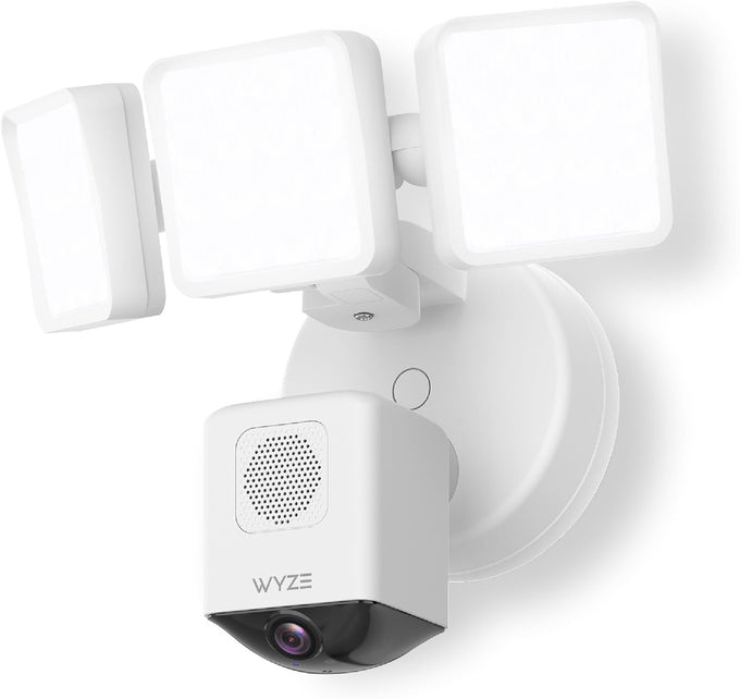 WYZE Floodlight Camera Pro, 2.5K HD Outdoor Security Camera 3000-Lumen LEDs