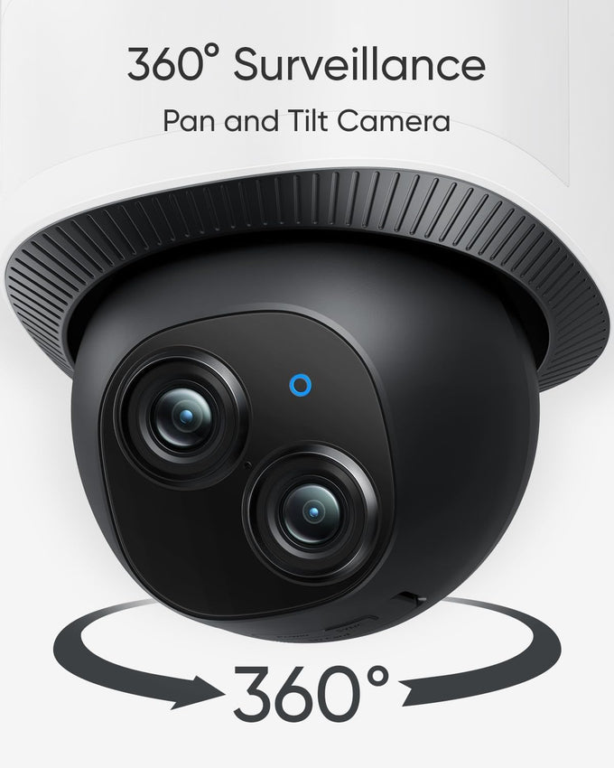 eufy Security Floodlight Camera E340, Dual-Lens, 360° Coverage, 8X Zoom
