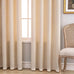 ELKCA Beige Double-Sided Chenille Curtains for Living Room Modern Window Treatment for Bedroom Curtain,Grommet Top,2 Panels (Beige, 52" W x 104" L)