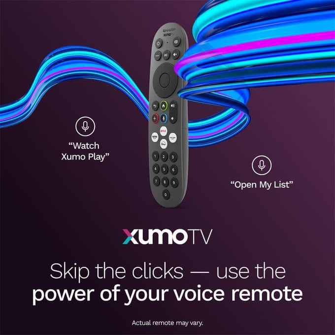 Sharp 4TC65HP7KIT1 65 inch Class AQUOS QLED 4K Ultra HD Xumo Smart TV Quantum Color HDR Motion