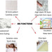 3D Wall Panels Peel and Stick Foam Brick Wallpaper, White, 12Pcs