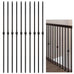 10 Pcs Wrought Iron Balusters, Single Knuckle Balusters