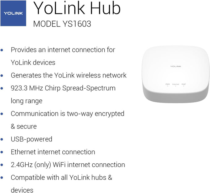 YoLink Door and Window Sensor Kit: 4-Pack + Hub