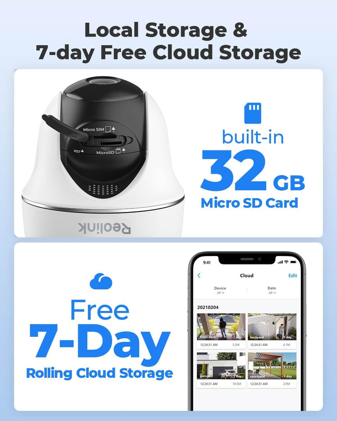 REOLINK 2K+ 4G LTE Cellular Security Camera Wireless Outdoor