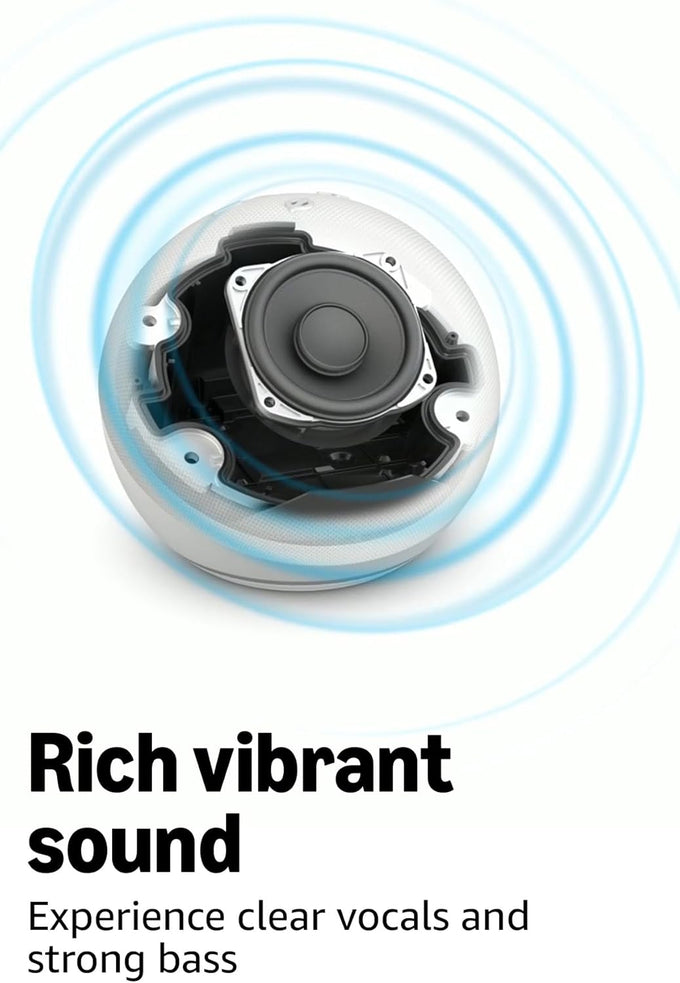 Amazon Echo Dot (newest model) - Vibrant sounding speaker, Designed for Alexa+, Great for bedrooms, dining rooms and offices, Deep Sea Blue