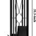 Fire Beauty 5-Piece Wrought Iron Indoor Fireplace Tools Set for Wood Stove