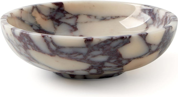Luxury Natural Marble Catchall Bowl, Jewelry Dish Trinket Tray Home Decor