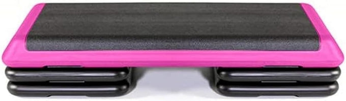 The Original STEP Exercise Step Platform, Health Club Size Stepper for Exercise at Home with 4 Stackable Risers for Height Adjustments