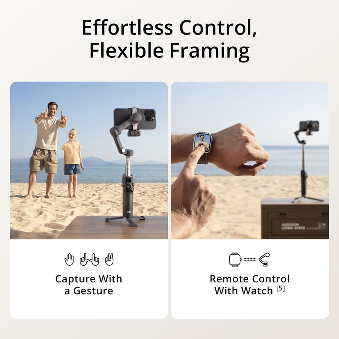 DJI Osmo Mobile 7P + Mic Mini TX (Infinity Black), Gimbal Stabilizer