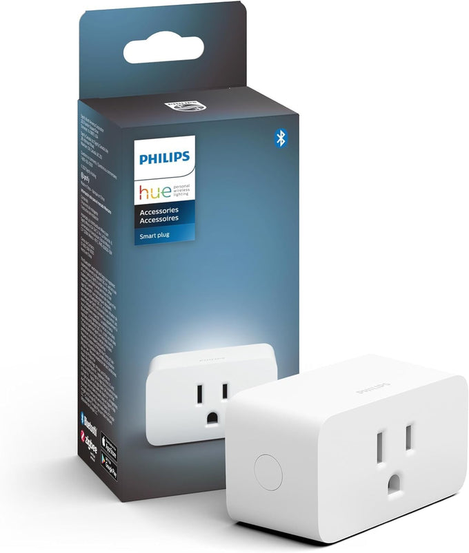 Philips Hue Smart Plug, White - 2 Pack - Turns Any Light Into a Smart Light - Control with Hue App - Compatible with Alexa, Google Assistant, and Apple HomeKit