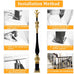 Metal Balusters Spindle for Stairway, Stair Railing Column - Durable Magnesium Aluminum Alloy for Staircases, Elegant Black and Gold Finish, Decorative and Supportive Post for Indoor Stairs(Green,1pc)