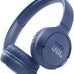JBL Tune 510BT - Bluetooth headphones with up to 40 hours battery, microphone for call, foldable and comfortable, Android and iOs compatible (White)
