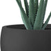 Kante Set of 3 Black Concrete Bowl Planters 20" 15.7" 11.8" Dia