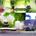 wall26 Peel and Stick Wallpapaer - Zen and Spa Theme Images Collage | Removable Large Wall Mural Creative Wall Decal - 66x96 inches