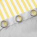 Feelyou Yellow White Striped Blackout Curtains Striped Darkening Drapes for Bedroom Living Room Decor Basic Simple Thermal Insulated Shades Geometric Window Treatments, 2 Panels 52 x 90 Inch