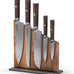 Yatoshi Professional Kitchen Knife Set, 15 Pieces, High Carbon Stainless Steel, Ergonomic Handle