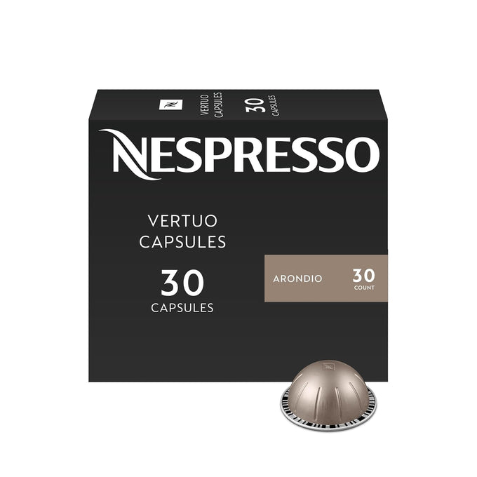 Nespresso Vertuo, Arondio Gran Lungo, Medium Roast, 30-Count Coffee Pods