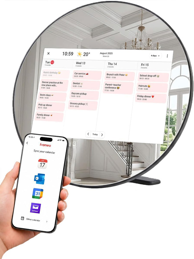 SAMMIX Digital Picture Frame 10.1 Inch WiFi Digital Photo Frame Electronic, IPS Touch Screen, 16GB, Tabletop&Wall-Mounted, Share Photos and Video with Uhale App, Birthday Gifts for Mom Women