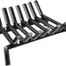AMAGABELI GARDEN & HOME Fireplace Grate Log Holder 24 Inch Firewood Burning Rack Heavy Duty Wrought Iron Solid Steel for Chimney Hearth Fire Pit Outdoor Kindling Tools Wood Stove Accessories