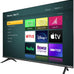 Hisense 43-Inch Class H4 Series LED Roku Smart TV with Google Assistant and Alexa Compatibility (43H4G, 2021 Model)