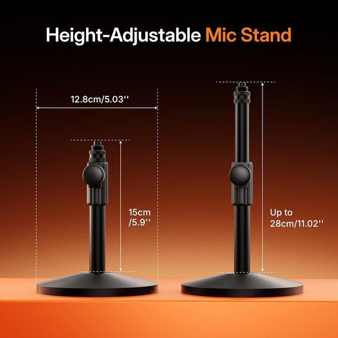 MAONO PD200W Hybrid Wireless Podcast Microphone for PC, Dynamic XLR USB Mic