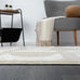 Abani Nuevo Collection Area Rug - Modern Geometric Beige/Cream Design - 4'x6' - Easy to Clean - Durable for Kids and Pets - Non-Shedding - Medium Pile - Soft Feel - for Living Room, Bedroom & Office