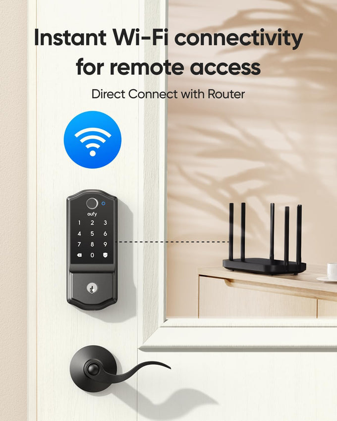 eufy Security Smart Lock C220, Fingerprint Keyless Entry Door Lock