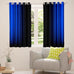 Feelyou Geometric Abstract Ombre Window Curtains for Bedroom Living Room Kids Teens Dark Blue and Black Striped Curtains Decor Modern Fashion Window Drapes Treatments 52W X 84L,2 Panels