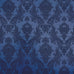 Tempaper Textured Metallic Blue Damsel Removable Peel and Stick Damask Wallpaper, 20.5 in X 16.5 ft, Made in the USA