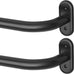 2 Pack Curtain Rod 36-120 Inch, Bronze Curtain Rods for Windows