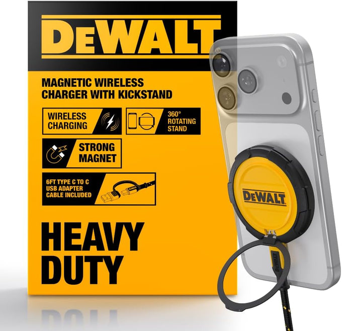 DEWALT Magnetic Phone Holder for Car Kit, Heavy Duty, iPhone 17 16 15 14