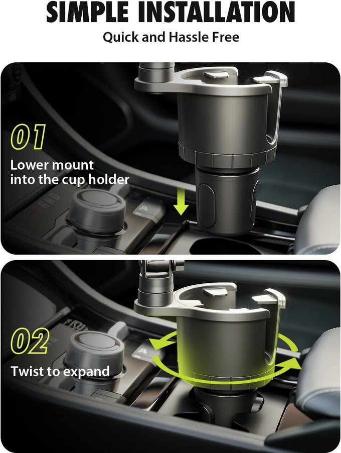 Bracketron Cup Holder Phone Mount for Car, TripGrip Truck Phone Holder