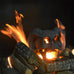 Stanbroil Fire Pit Skull Gas Log for Fireplace Halloween Decor