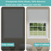 Changshade Blackout Roller Shades Cordless for Windows,100% Room Darkening Window Blinds for Bedroom,Thermal Insulated UV Protection,Easy Install Pull Down Shades for Home,35.5" w x 72" h,White