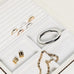 Heaven Mayhem Textured Book Box, Faux Leather Jewelry Organizer, Leopard