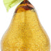 Glass Of Venice Murano Glass Pear Golden Brown Fruit Collectible Figurine for Kitchen Dining Room Home Decoration. Blown Glass Italian Handmade Gift