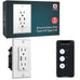 Lumary Smart Outlet with 2 USB Ports, 2 AC Outlets with Individual Control