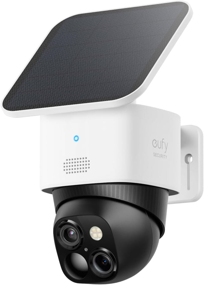 eufy Security SoloCam S340, 3K Dual-Lens Solar Security Camera