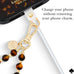 kate spade new york Phone Charm Wrist Strap w/Anchor Card - Tortoise Bead