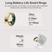 Smart Ring for Women Men, Sleep Activity Health Tracking Ring, Gold 8