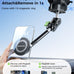 MAGIC JOHN Magnetic Car Phone Holder, Windshield Metal Suction Cup Mount