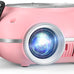 HOMPOW Mini Projector, 1080P Supported Portable Bluetooth projector