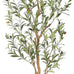 Bellacat Faux Olive Tree with Natural Wood Trunk, 7ft, 1Pack