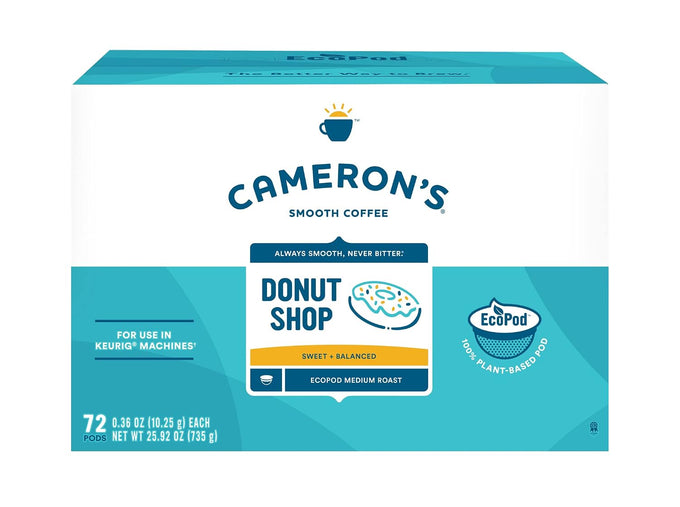 Cameron's Coffee Single Serve Pods, 100% Colombian, 72 Count (Pack of 1)