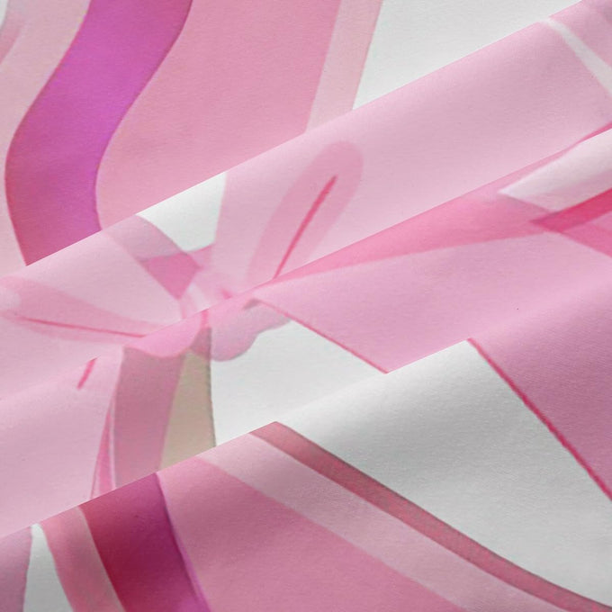 jejeloiu Pink Bowknot Blackout Curtain,(2 Panels,52 x 90 Inch),Gifts Women Teen Girl Initial Letter K Curtains for Bedroom Living Room,Girly Romantic Blackout Curtains,Window Treatments