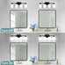 Black Bathroom Light Fixtures Vanity Lighting Over Mirror