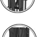 5 Pieces Fireplace Tools Set Wrought Iron Fireplace Tools with Chimney Poker, Tongs, Shovel, Brush and Stand Hearth Accessories Set, Black