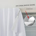 Self Adhesive Curtains Portable Blackout Curtain Simple and Easy to Install Bedroom Window Thermal Lnsulated Kitchen Room Darkening Black Small Drapes, 59" W X 96" L, White, 2 Panels