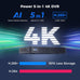 Hiseeu 4K Wired Security Camera System with 4PCS 8MP Cameras