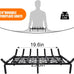 24 Inch Fireplace Grate with Ember Retainer,Cast Iron Fireplace Log Grate,Fireplace Log Holder,Heavy Duty Solid Steel Fireplace Wood Holder,Wood Stove Wrought Rack for Indoor Hearth Outdoor Fireplace